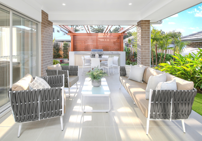 Hudson Homes Outdoor Tiled Alfresco