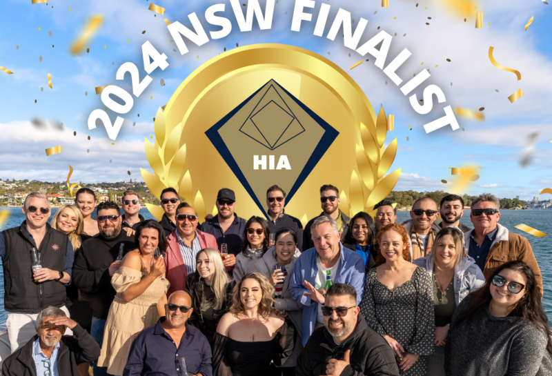 We are NSW HIA Finalists for 2024!